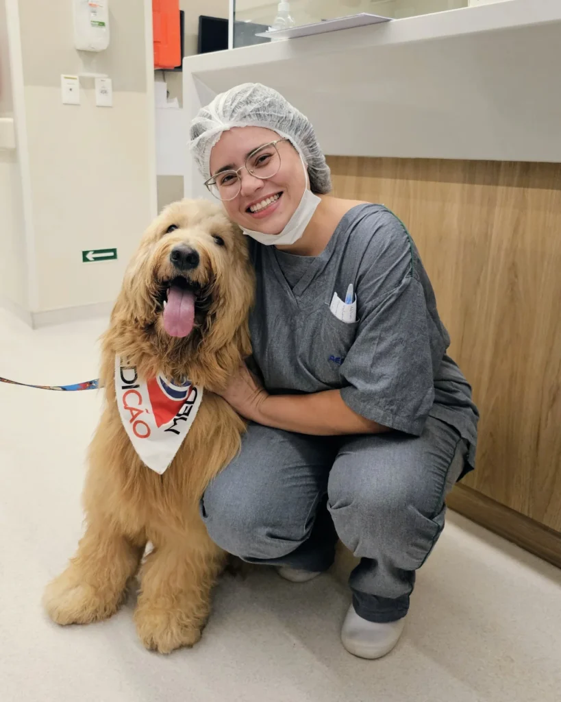 mulher com dog